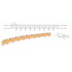 Tira LED 5 mts Flexible 12V 55W COB con corte cada 10mm IP20 Blanco Neutro, Serie Profesional